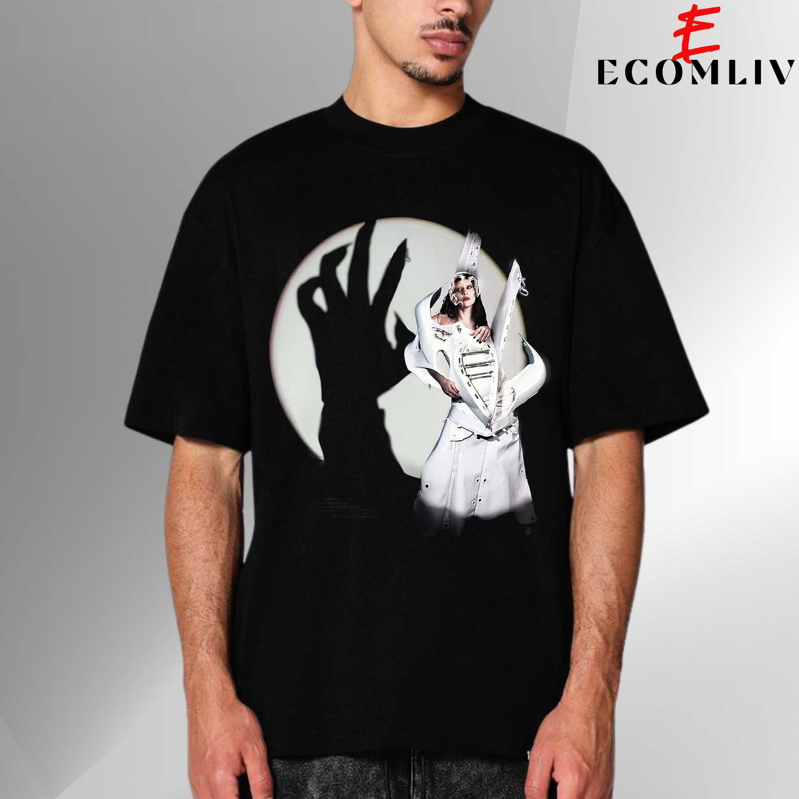Lady Gaga Tee, Pop Star Shirt, Aesthetic Streetwear